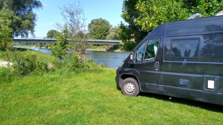 Stellplatz an der Donau bei Vohburg